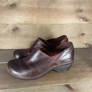 patagonia better clog womens size 6.5 shoes brown leather slip on comfort wedge